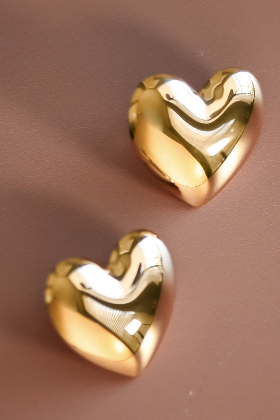 Heart 18K Waterproof Non-Tarnish Stainless Steel Studs