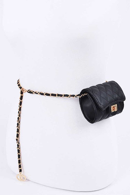 Claire Chain Accent Crossbody Mini Purse