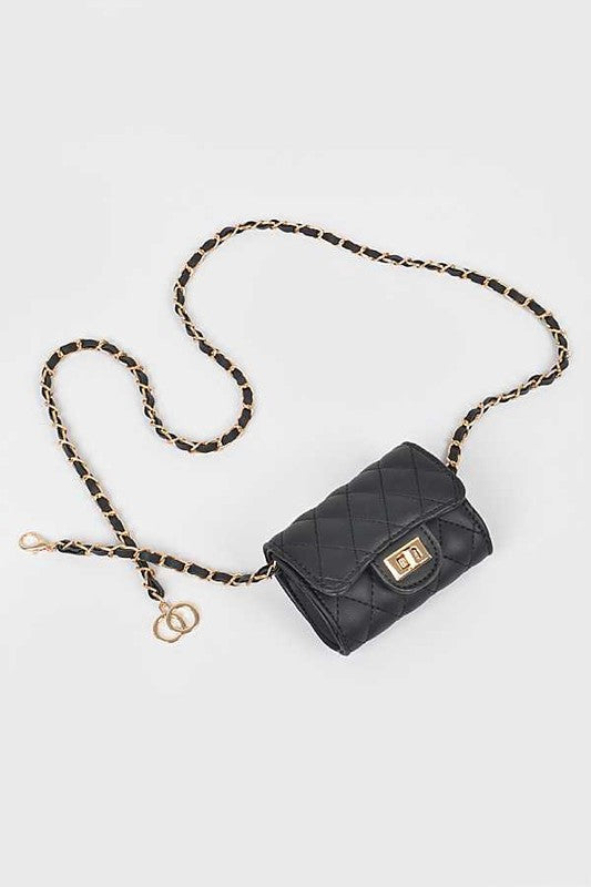 Claire Chain Accent Crossbody Mini Purse